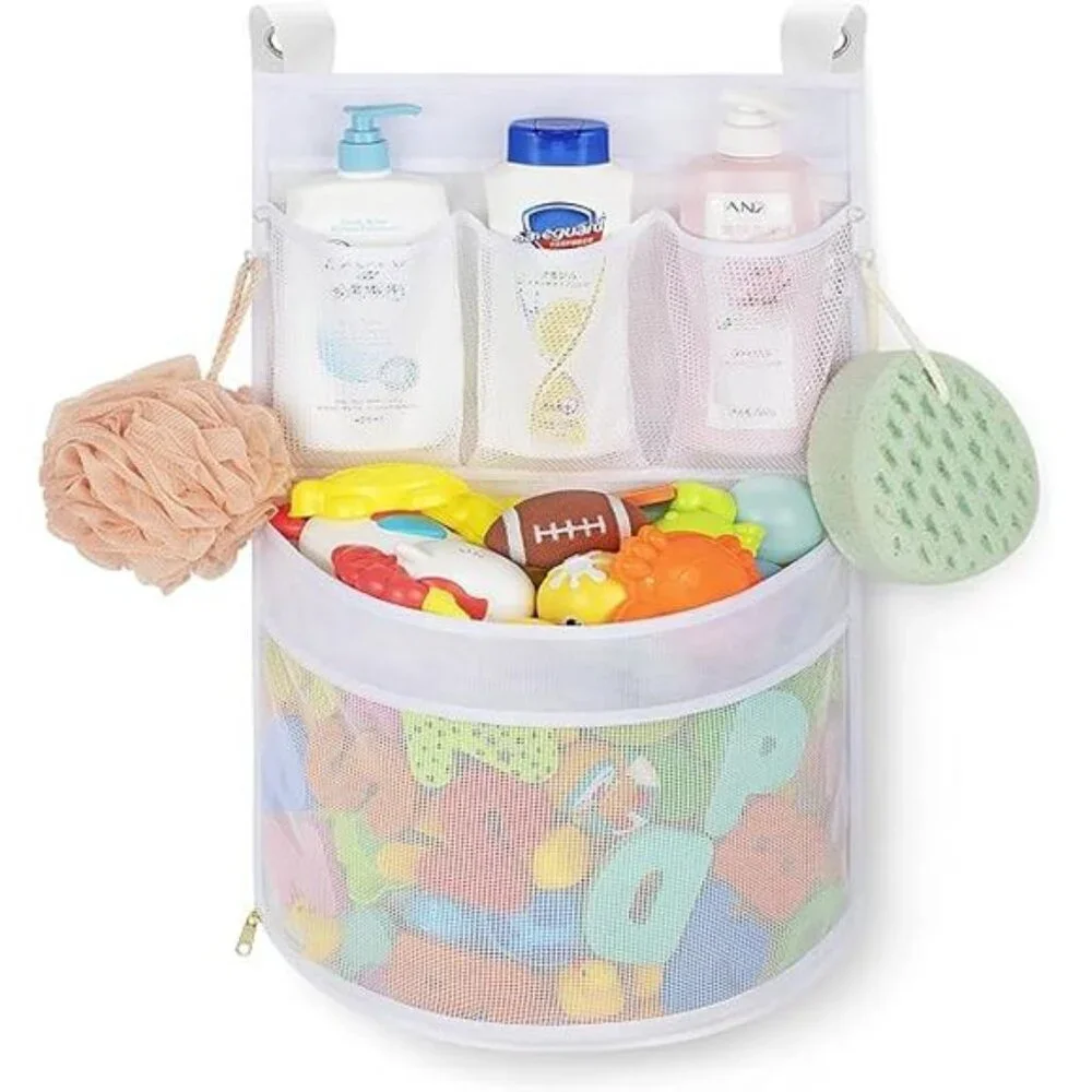 Baby Bath Toy Organizer, quick drying， and mould proof, Multiple-Suspension